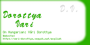dorottya vari business card